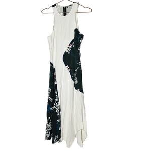 Aeffe Spa Women's Cedric Charlier Printed Sleeveless Midi Dress Size 10